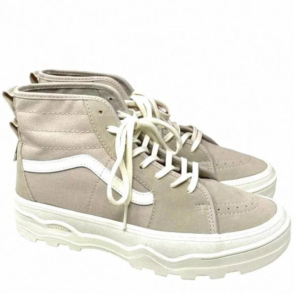 VANS Sk8-Hi Sentry WC Shoe French Oak Suede Canvas VN0A4BVWBLL Women SB Sneakers